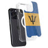 Barbados Flag Distressed iPhone 14 Pro MagSafe Case